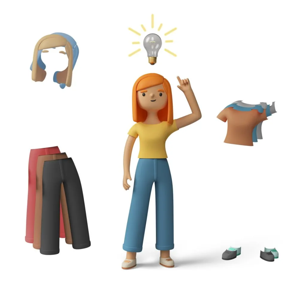 3D charaktery na míru