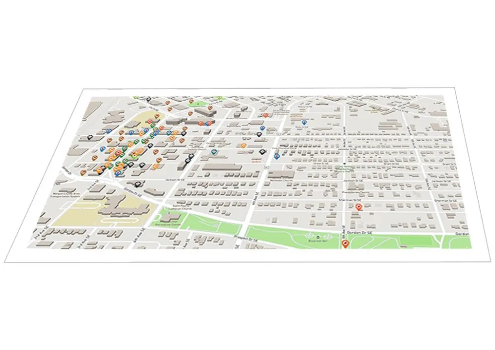 Interaktivní mapa na míru