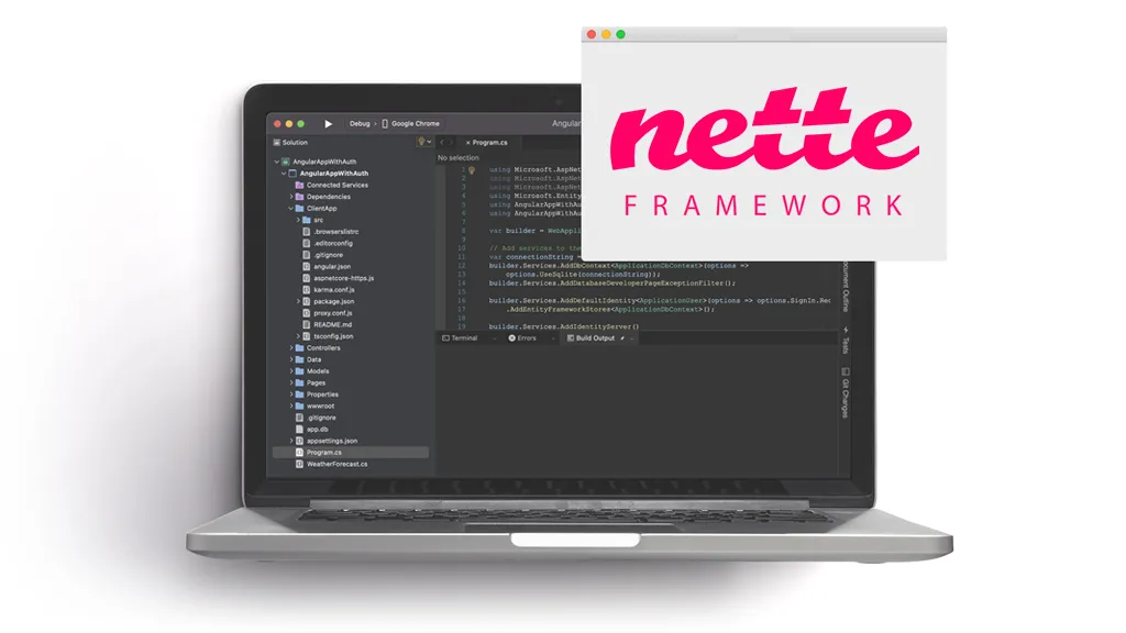 Programátor nette úvodní banner