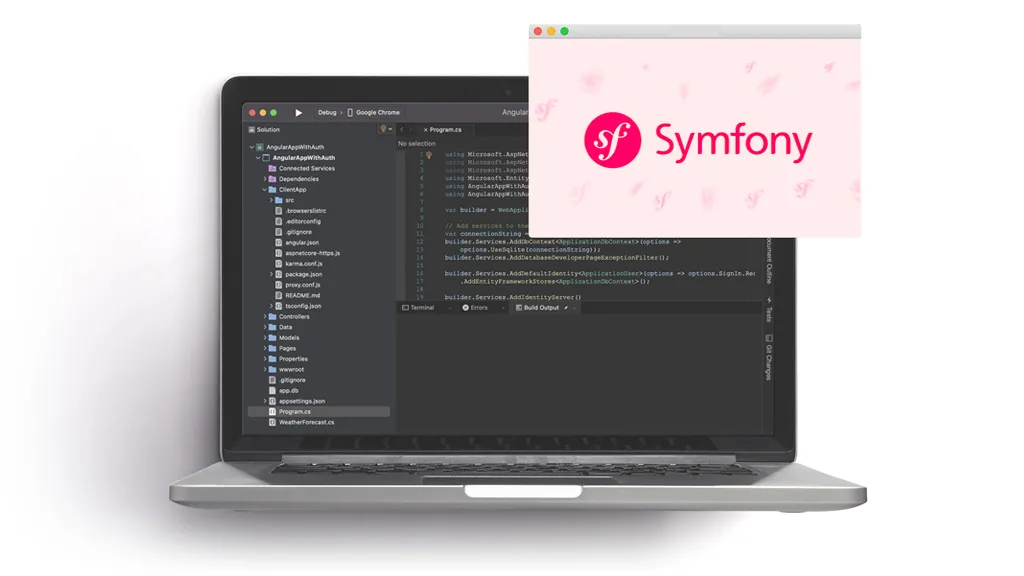 Programátor symfony úvodní banner