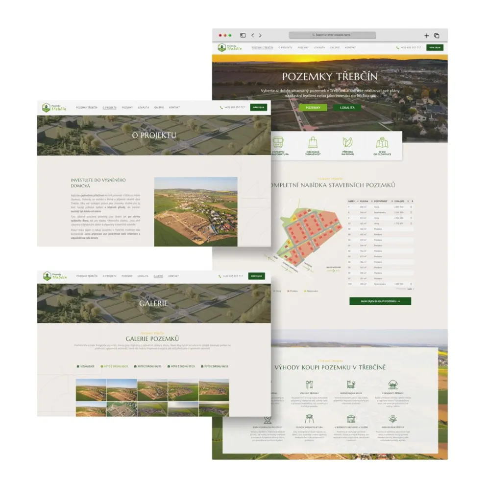 Realitní web pro klienty