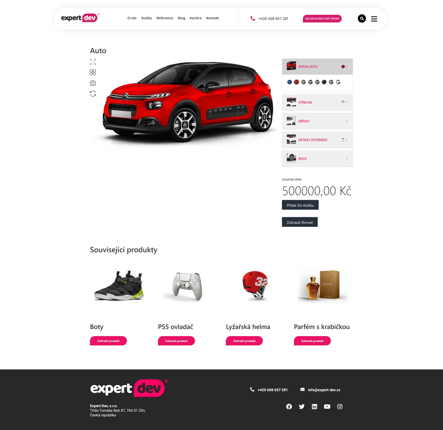 Reference 3D konfigurátor