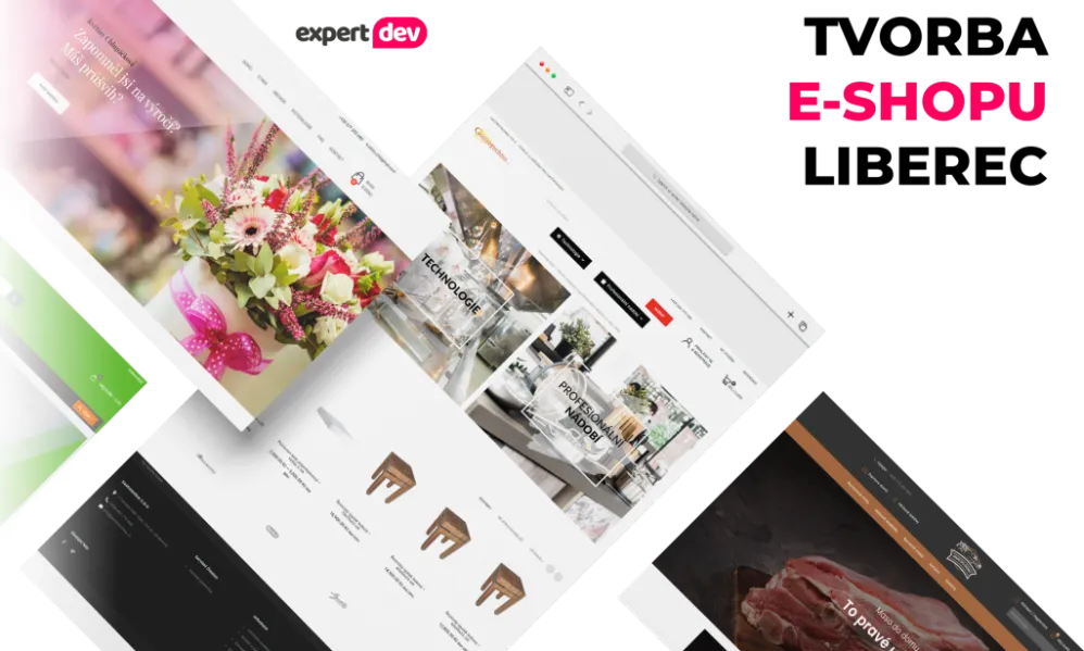 Tvorba e-shopu Liberec ukázka