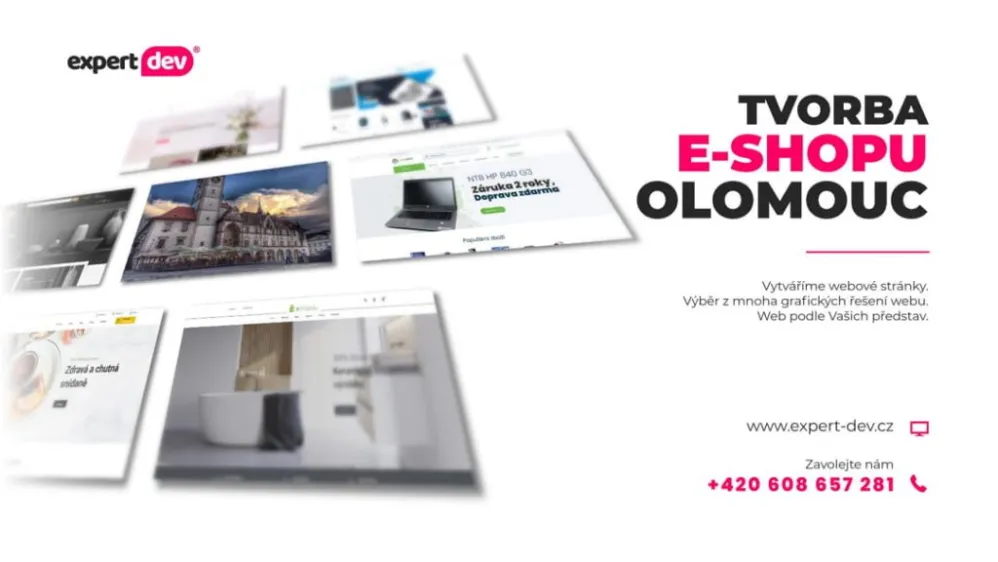 Tvorba e-shopu Olomouc e-shop na míru