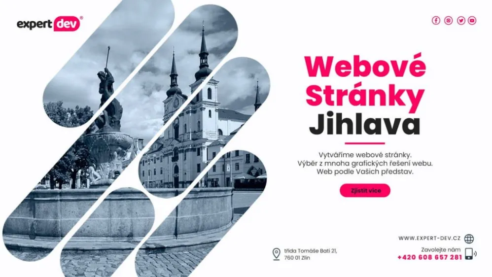 Tvorba webových stránek Jihlava masrykovo náměstí