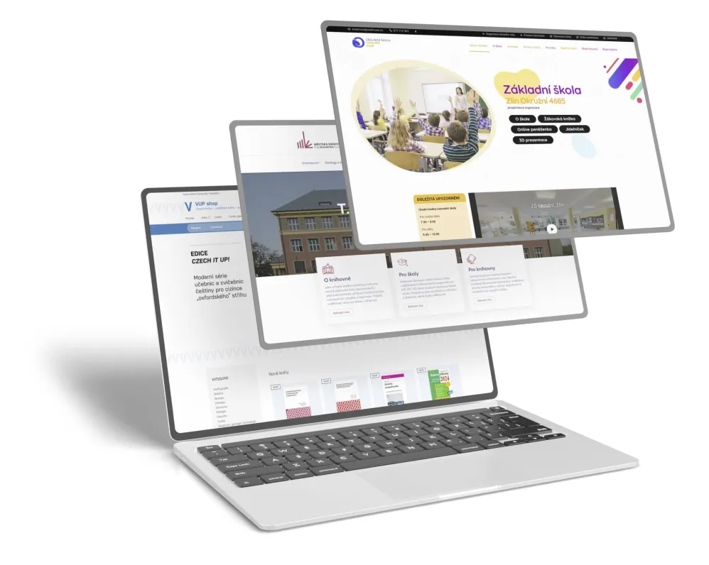 Tvorba webových stránek pro školy realizace