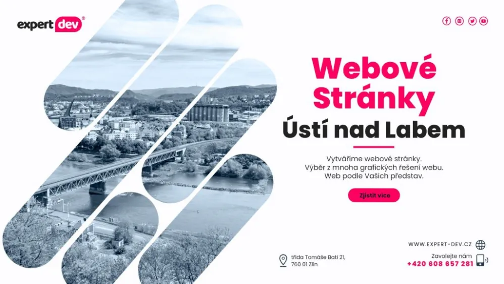 Tvorba webových stránek Ústí nad Labem rozhledna větruše