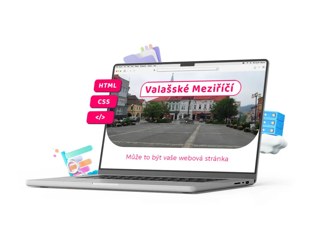 Tvorba webových stránek Valšské meziříčí úvodní banner